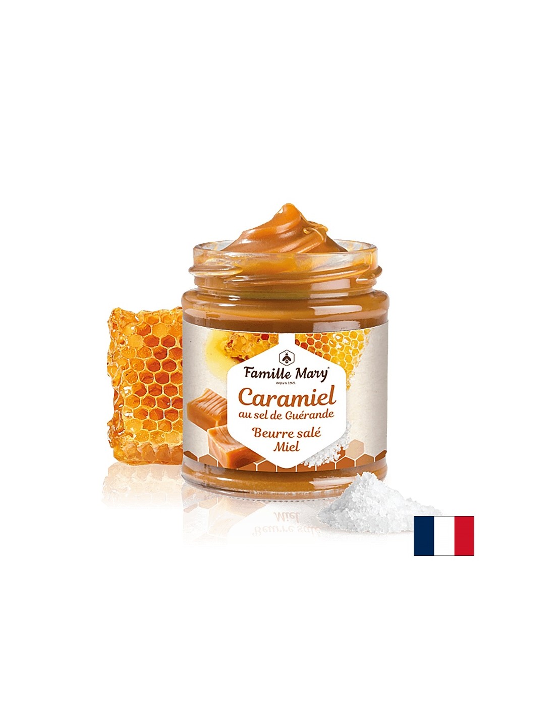 Butterkaramellcreme mit Honig und Meersalz, 200 g