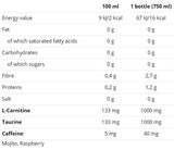 Carnitinaktivitätsgetränk mit Koffein - 750 ml