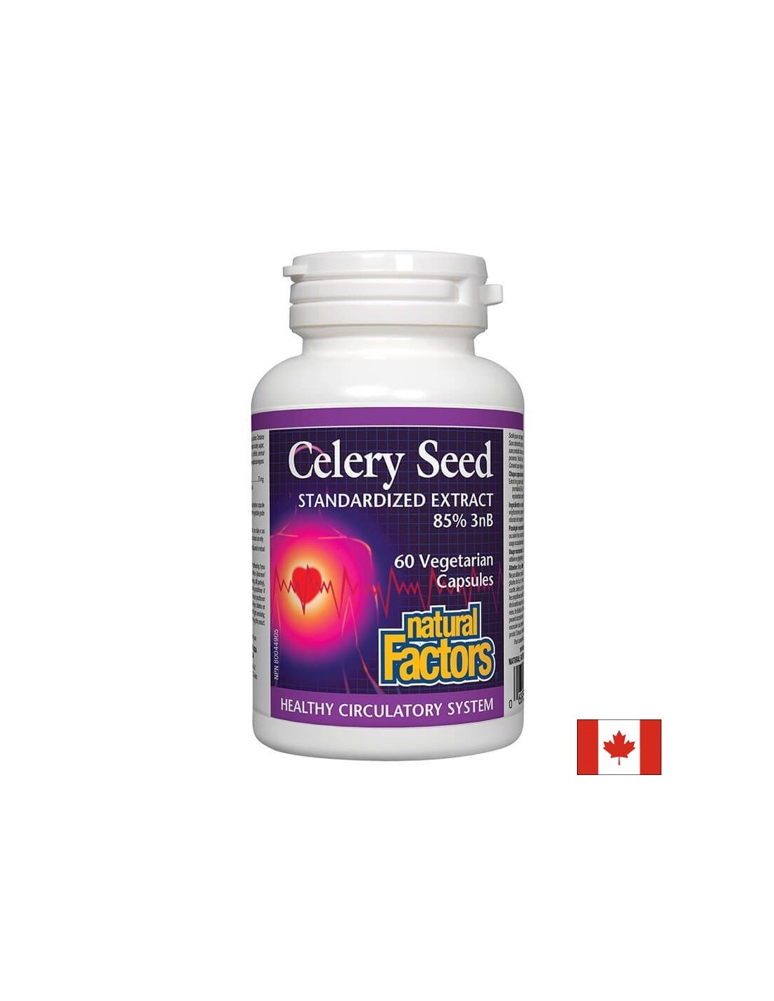 Selleriesamen standardisierter Extrakt 85% 3NB 75 mg - 60 Kapseln