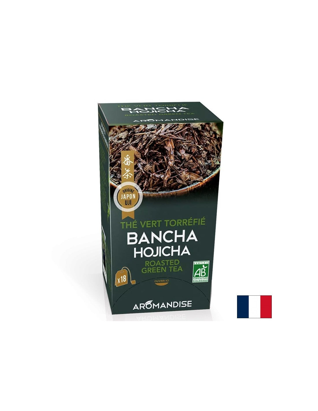 Bancha Hodzhicha -Tee (geröstete grüne Teeblätter), 18 Filtertaschen