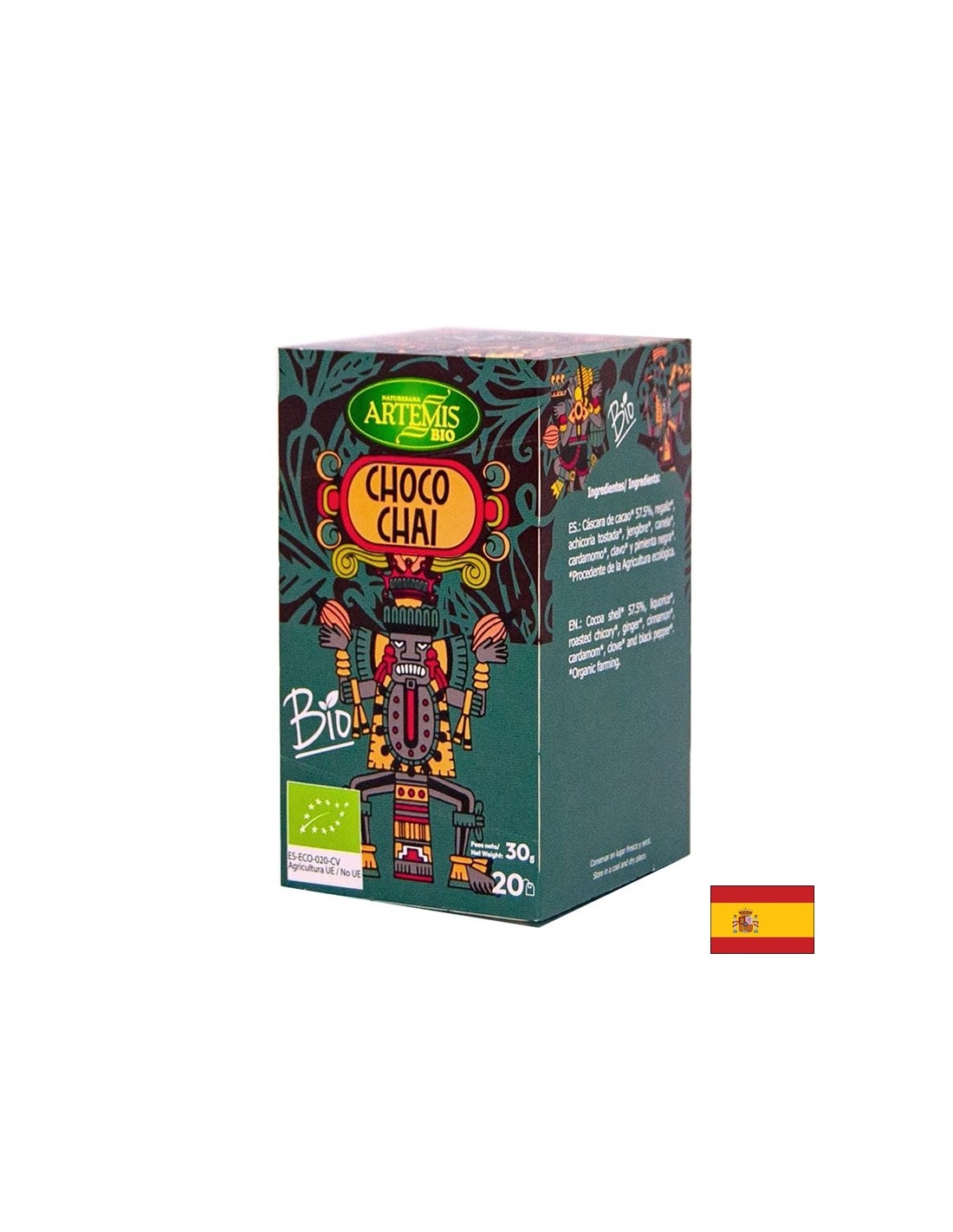 Tea Choco (Choco) Bio, 20 Filterbeutel Herbes del Moli