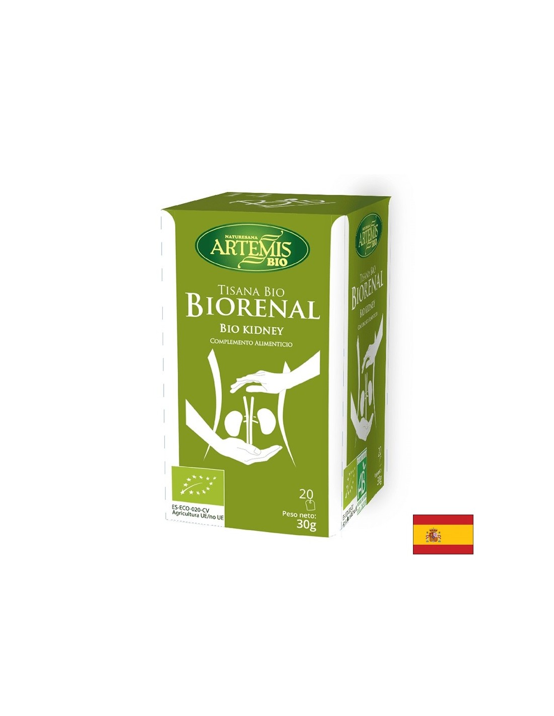 Bio -Nieren -Tee, 20 Filtertaschen Herbes del Moli