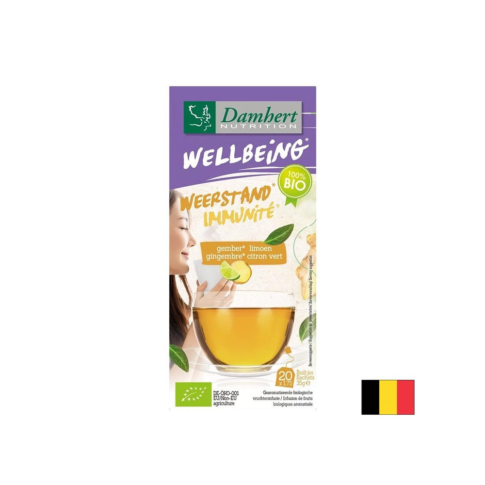 Immunitätstee mit Ingwer- und Limettenbio, 20 Filtertaschen
