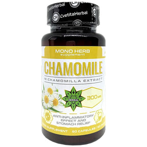 Chamomile 300 mg - 60 capsules - Nutra Best Europe