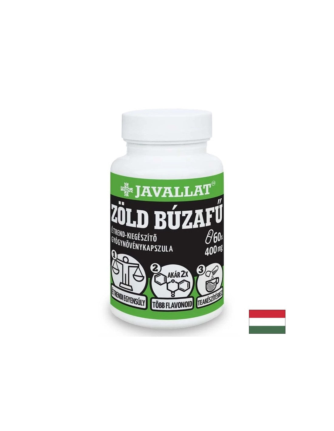 Leber und gute Verdauung - Weizengras, 400 mg x 60 Kapseln