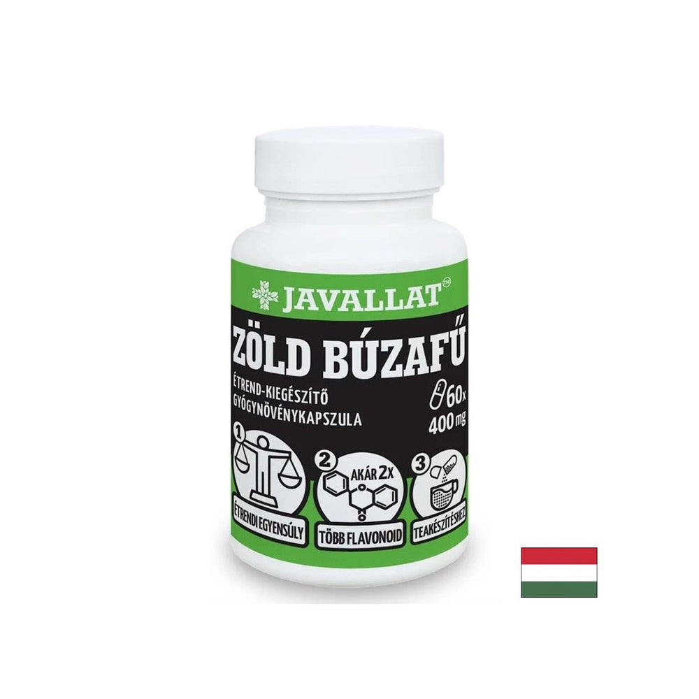Leber und gute Verdauung - Weizengras, 400 mg x 60 Kapseln