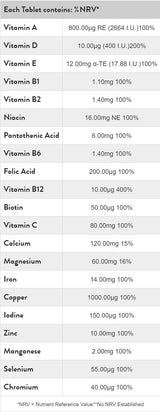 ABC bis Z | Vegane Multivitamine - 60 Tabletten