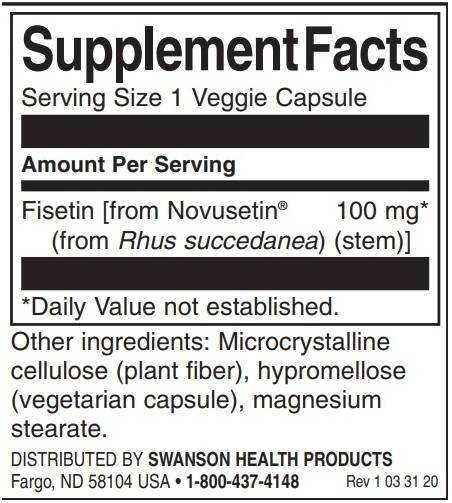 Fisetin Novusetin 100 mg - 30 Kapseln