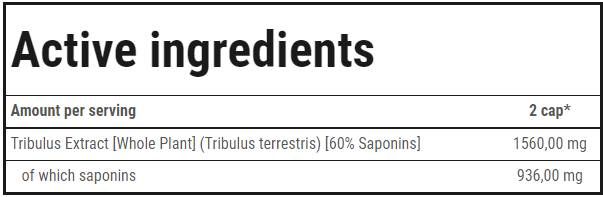 Tribulon - Tribulus terrestris | Elite -Männerformel - 120 Kapseln