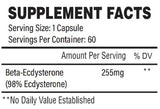 Natürlicher Körperbau | Beta -Ecdysteron 255 mg - 60 Kapseln
