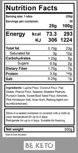 Keto -Brot -Backmischung - 300 Gramm
