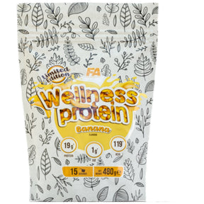 Wellness Protein | with 100% Whey Protein Concentrate - 480 grams - Nutra Best Europe