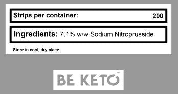 Keton -Teststreifen - 200 PCs.