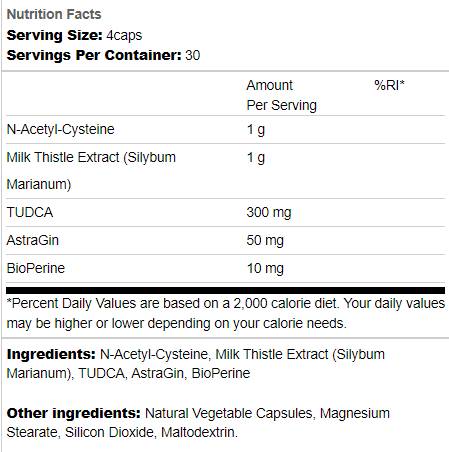 Leber | mit Tudca und Milch Thistle 120 Kapseln