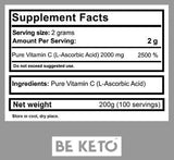 Vitamin C 100% Pulver - 200 Gramm
