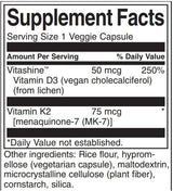 Vitamine D3 und K2 60 Kapseln