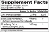 Immunverstärker | Mit Echinacea, Elderberry -Extrakt und Zink - 120 Kapseln