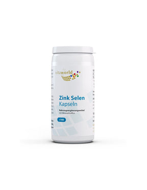 Zinc + Selenium - thyroid gland, 100 capsules - Nutra Best Europe