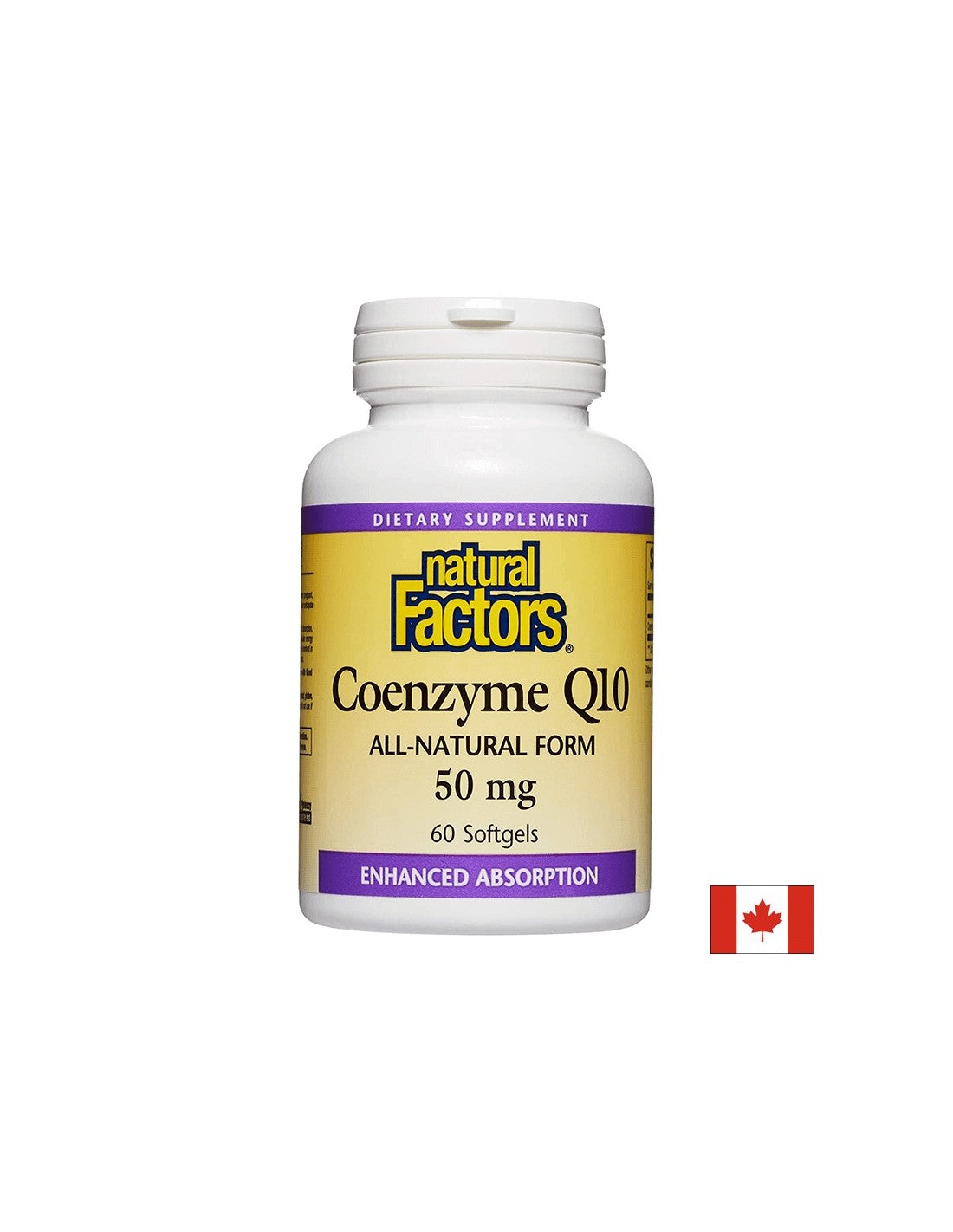 Coenzym Q10 50 mg | Natürliche Form - 60 Gelkapseln