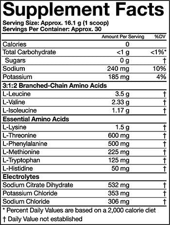 Kampf BCAA + Erholung 483 Gramm