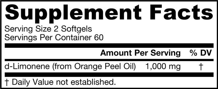 d-Limonen 500 mg 120 Gelkapseln