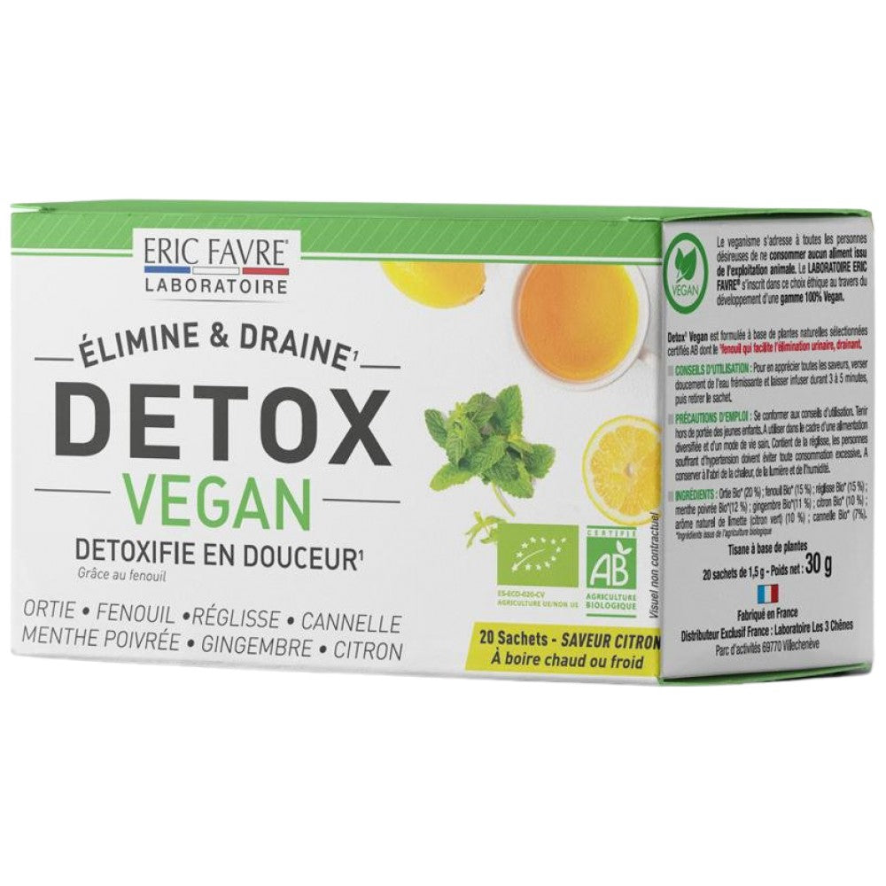 Entgiftung vegan | Kräuterentgiftende Tee - 20 Beutel