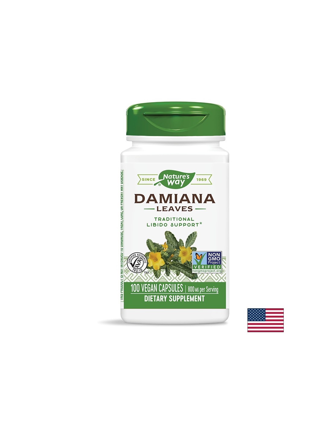 Damiana geht - 100 Kapseln