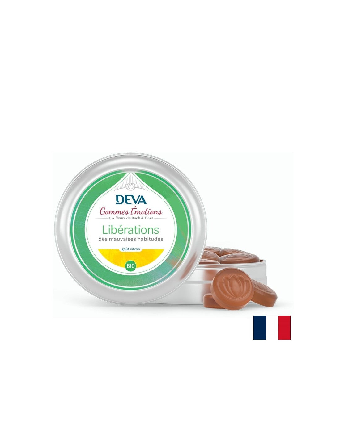 Kautherbonbonbons kauen, um schlechte Gewohnheiten nach der Methode von Dr. Bach, 45 g, loszuwerden
