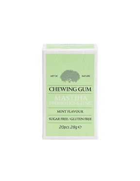 Chewing gum with Mastiha, probiotics and zinc with mint flavor, 20 Mastiha pieces - Nutra Best Europe