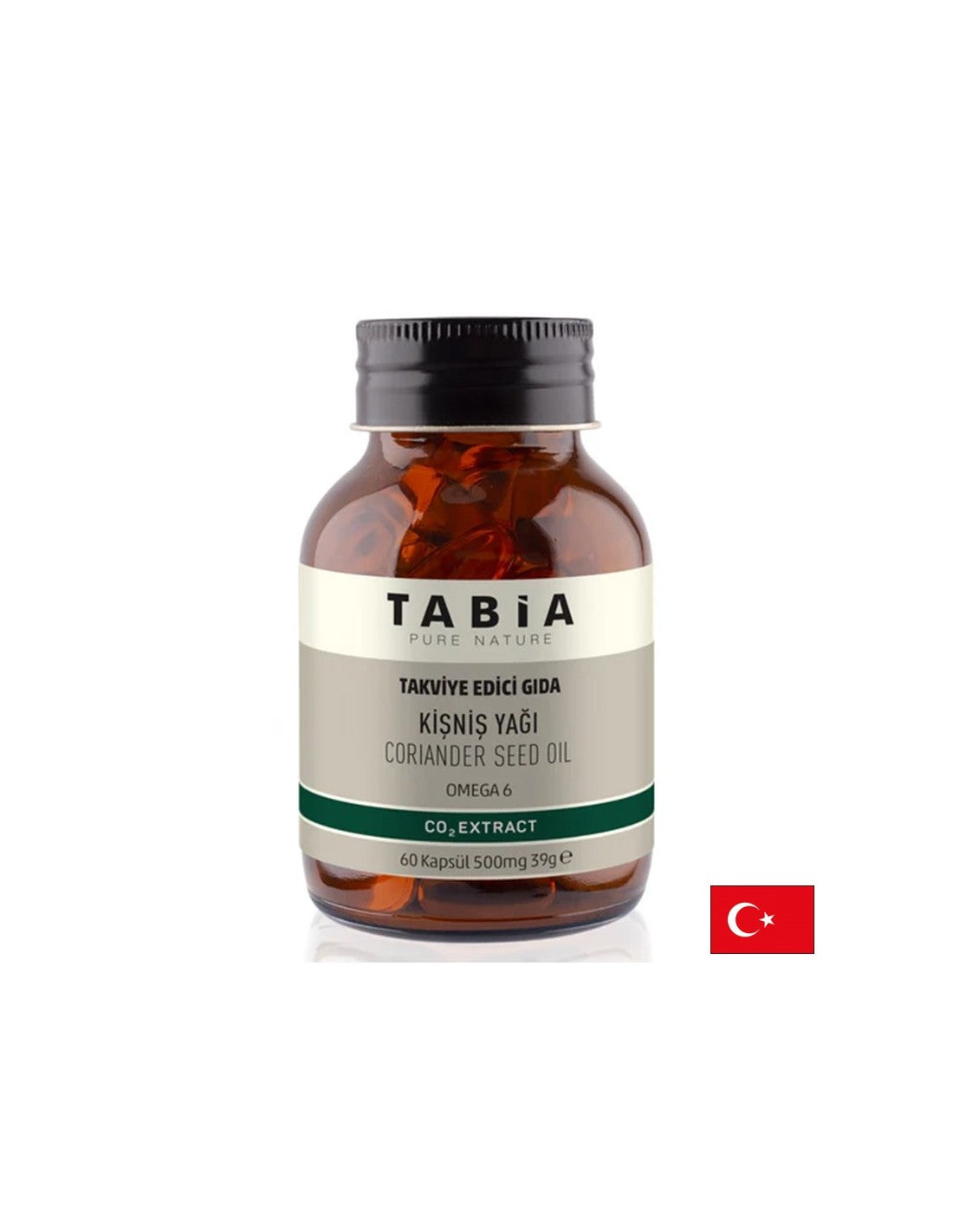 Entgiftung und gute Verdauung - Koriandersamenöl (Quelle von Omega -6), 500 mg x 60 Softgelkapseln