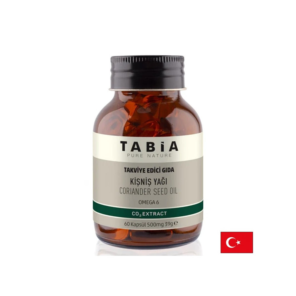 Entgiftung und gute Verdauung - Koriandersamenöl (Quelle von Omega -6), 500 mg x 60 Softgelkapseln