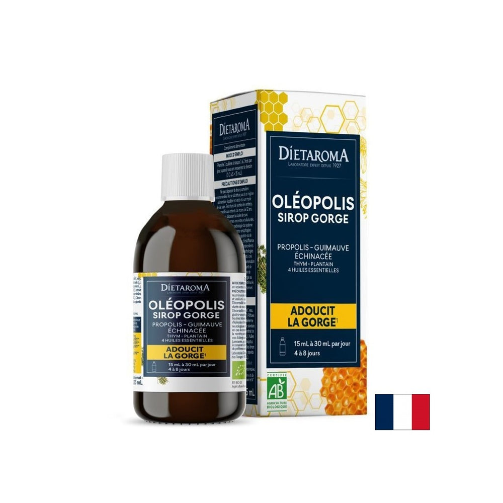 Atmungssystem - Oleopolis (Kräutersirup mit Propolis und ätherischen Ölen), 125 ml