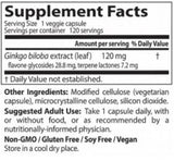 Beste zusätzliche Stärke Ginkgo 120 mg - 120 Kapseln