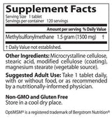 Beste MSM 1500 mg - 120 Tabletten