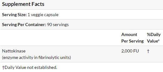 Beste Nattokinase 2.000 FUS - 90 Kapseln