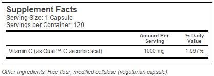 Bestes Vitamin C + Quali ™ C 1000 mg - 120 Kapseln
