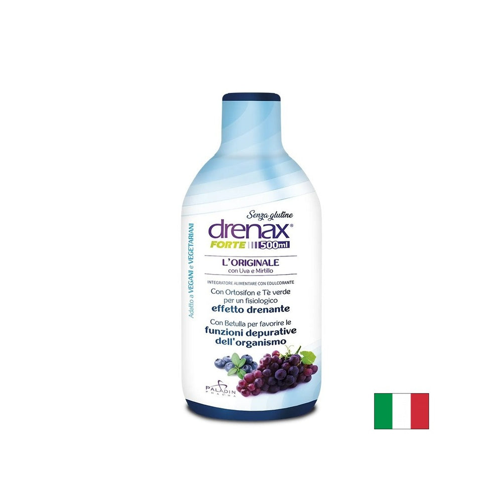 Diuretische Formel mit Traubensamen und Blaubeere - DRENAX - DRENAX® Forte, 500 ml, 16 Dosen