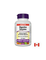 Verdauungsenzyme x 90 Tabletten <tc>Webber Naturals</tc>