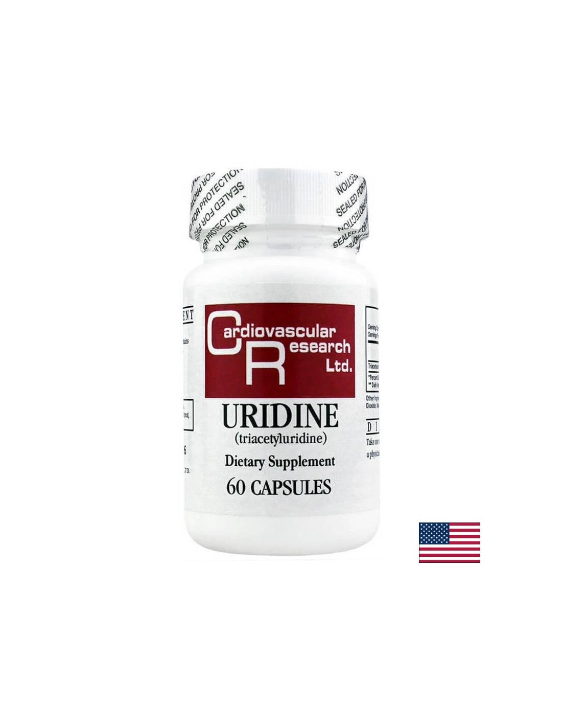 Neurologische Gesundheit und Gehirnfunktion - Uridin (Triacetyluridin), 60 Kapseln