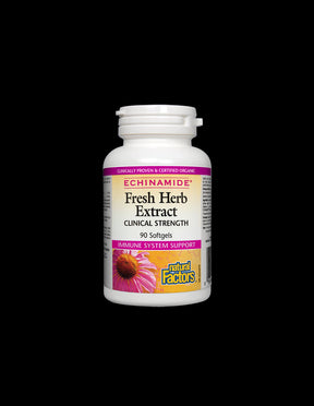 Echinamide Fresh Herb Extract Clinical Strength 250 mg - 90 Gel capsules - Nutra Best Europe
