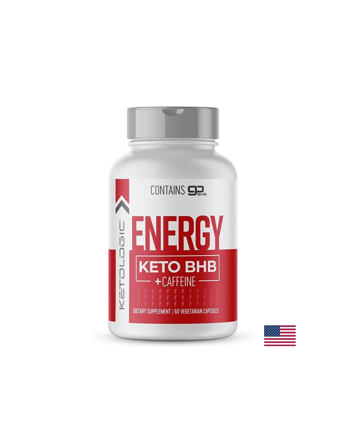 Exogene Ketone + Koffein - Energie Keto BHB + Koffein, 60 Kapseln