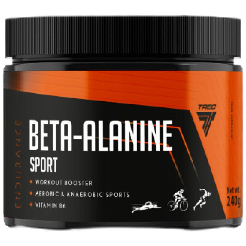 Beta-Alanin-Ausdauersportpulver | mit Vitamin B6 - 240 Gramm