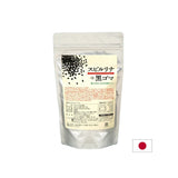 Japanische Spirulina + Schwarzer Sesam - Unterstützt Knochen- und Herz -Kreislauf -Gesundheit, 1800 Tabletten