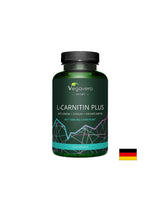 Energie- und Gewichtskontrolle - L -Carnitin + Chrom, Cholin und grüner Kaffee, 120 Kapseln