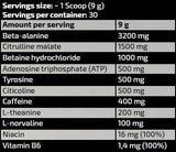 Goldlinie / vollgeblasener Energizer Pre-Workout / Probe 9 Gramm