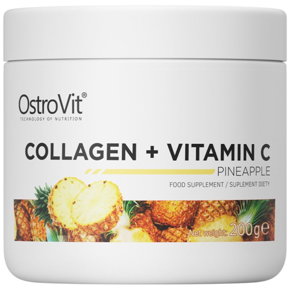 Kollagen + Vitamin C / Pulver - 200 Gramm