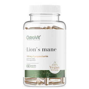Lion's Mane 500 mg / Vege 60 capsules - Nutra Best Europe