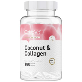 Coconut & Collagen | Marine Collagen with MCT - 180 capsules - Nutra Best Europe
