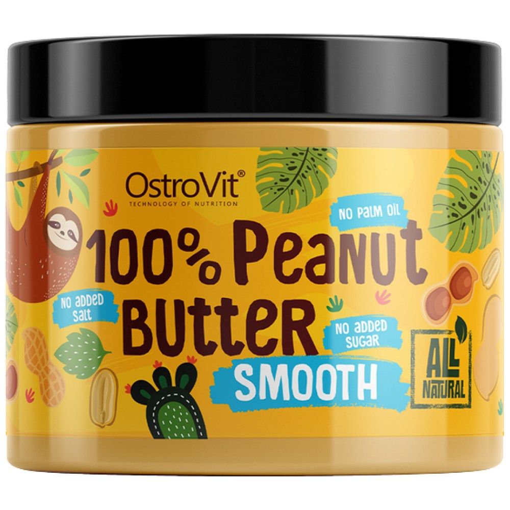100% Erdnussbutter glatt - 500 Gramm