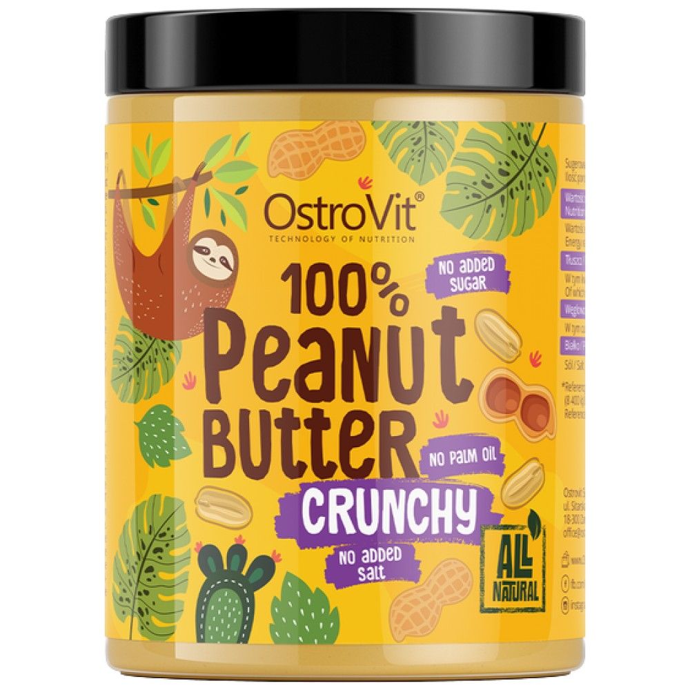 100% Erdnussbutter knusprig - 1000 Gramm